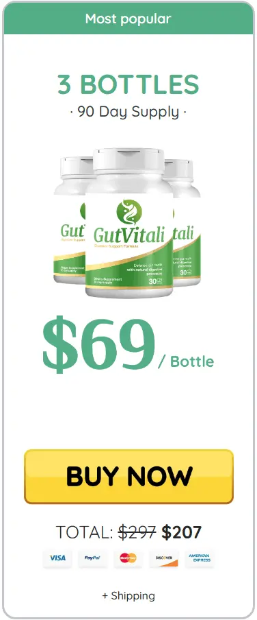 Order GutVitali 3 Bottles